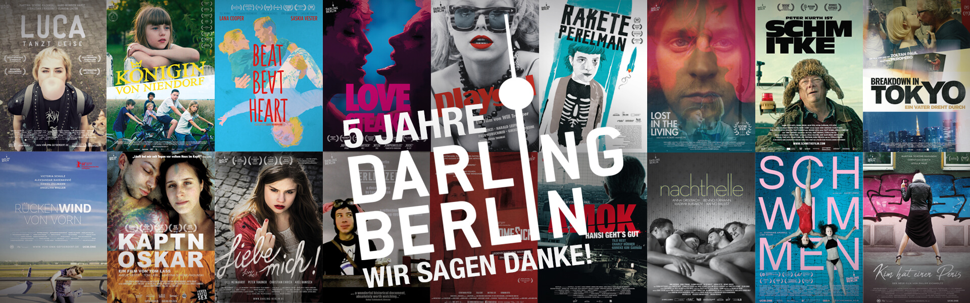 Darling Berlin – 5 Jahre Danke Banner