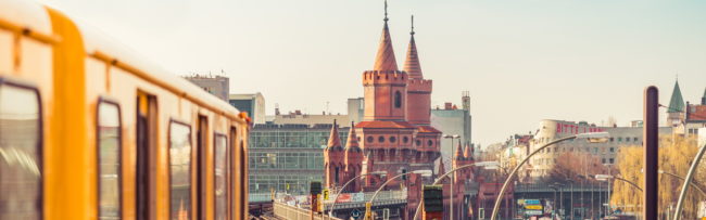 Berlin Friedrichshain-Kreuzberg Oberbaumbrücke