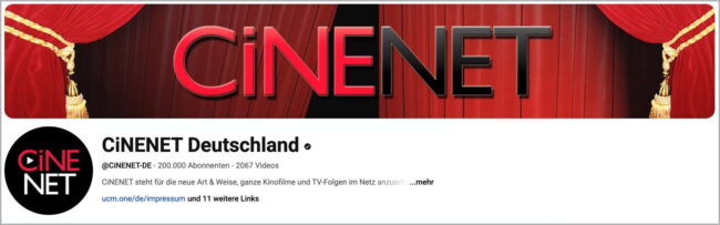 CiNENET 200.000 Abos