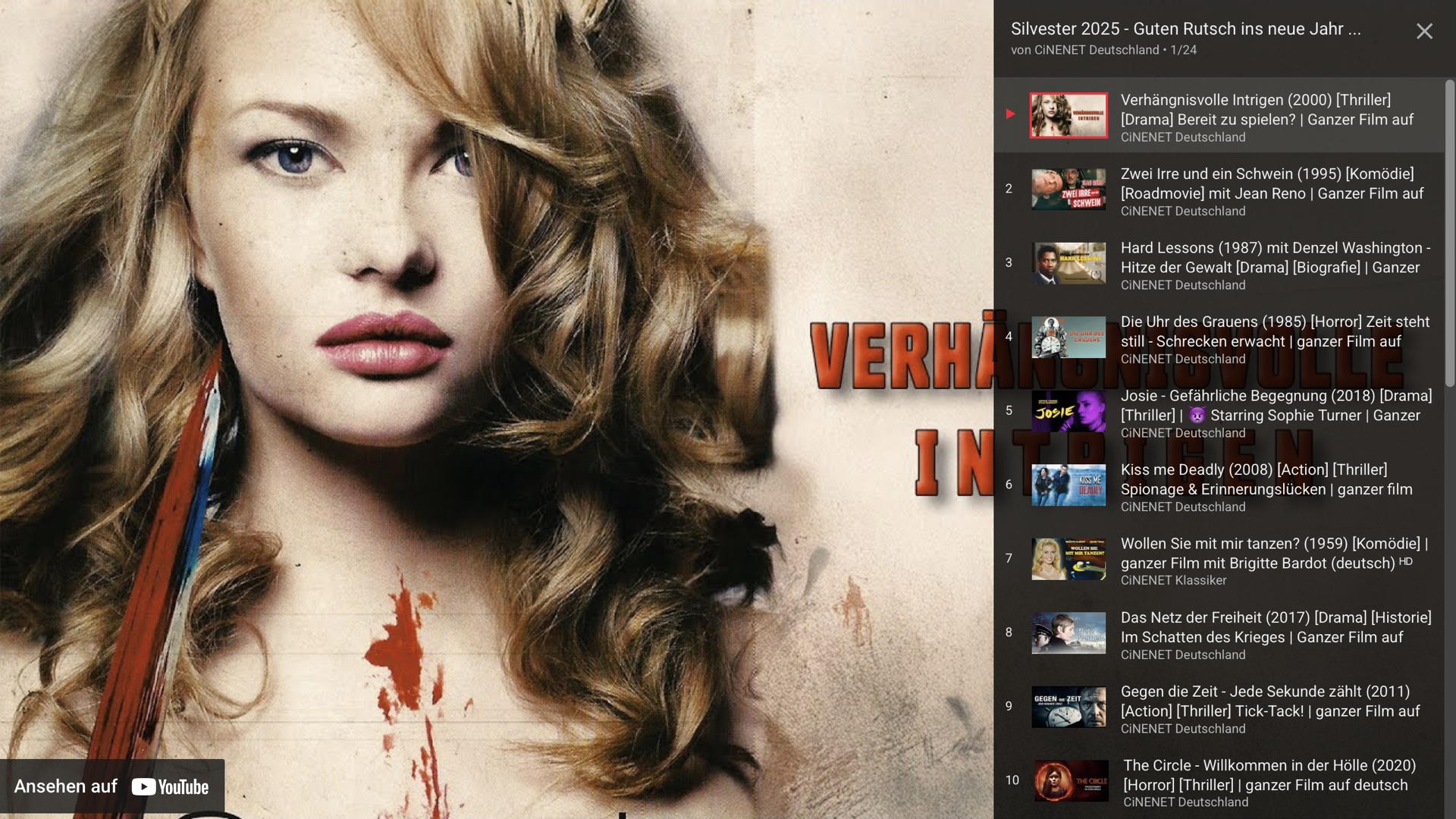 TN CiNENET Silvester 2025 Playlist